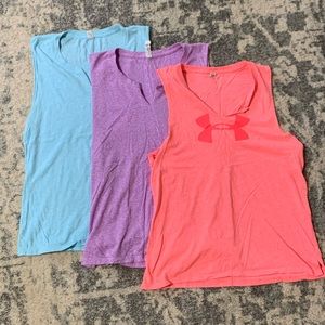 Set of 3 Under Armour workout Tanks